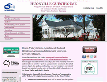 Tablet Screenshot of huonvilleguesthouse.com.au